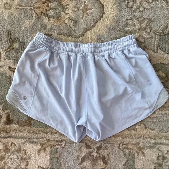 Lululemon Hotty Hot Shorts 2.5" Light Blue Size 10 Tall - Picture 5 of 5